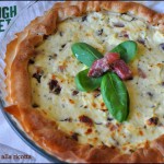 Torta rustica con ricotta e salumi