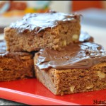 Nutella blondies – Quadrotti nocciole e nutella