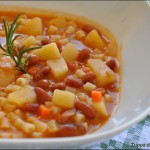 Zuppa di fagioli e patate