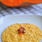 Risotto con zucca e stracchino