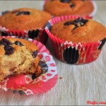 Muffin integrali ai cranberry