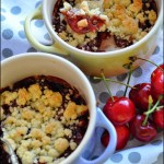 Crumble di ciliegie al Porto