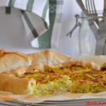 Quiche di porri ed emmenthal