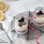 Mousse al limone veloce con amarene