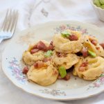 Tortelloni fave e pecorino