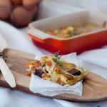 Frittata di zucca e tuberi al forno