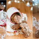 Gingerbread crinkle cookies