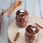 Pudding di riso al cioccolato