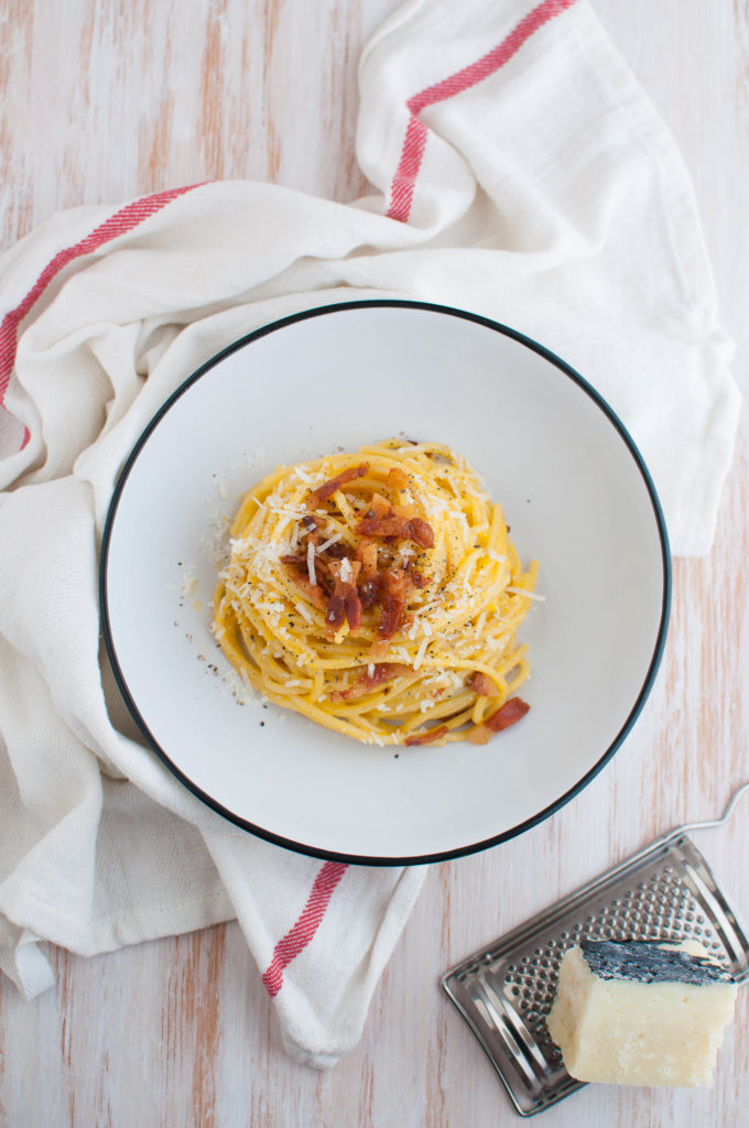 Pasta alla carbonara cremosa