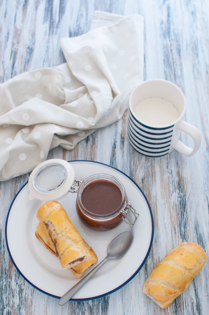 Flauti alla nutella fatta in casa