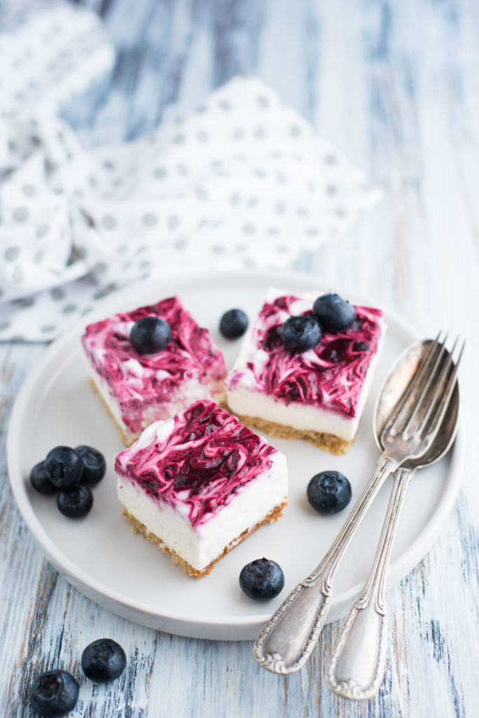 No bake cheesecake bars