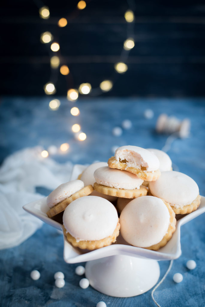 Biscotti al limone meringati