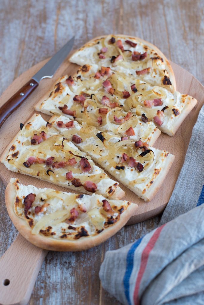 Flammkuchen o tarte flambée