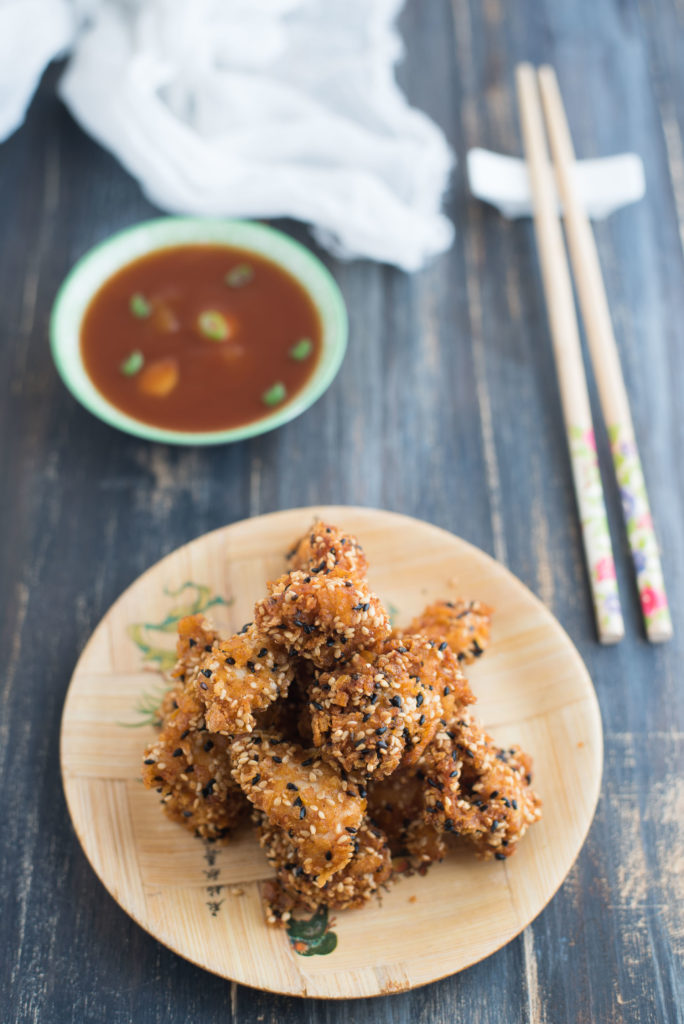 Nuggets di pollo con salsa agrodolce