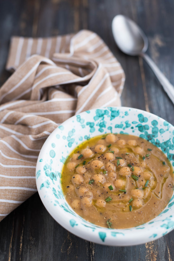 Zuppa di ceci in slow cooker