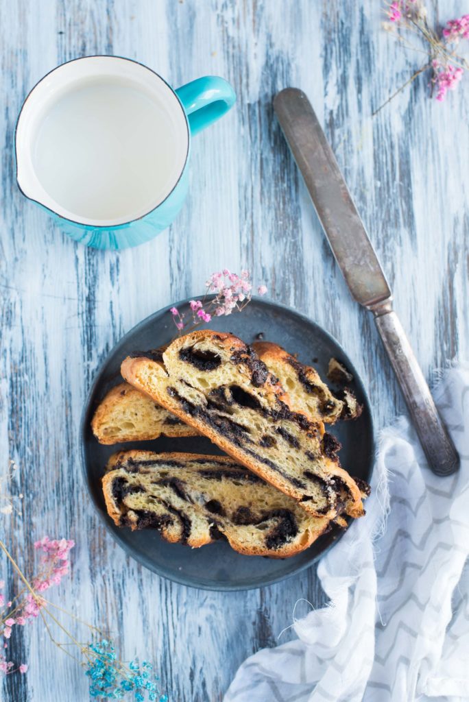 Brioche al cioccolato morbida