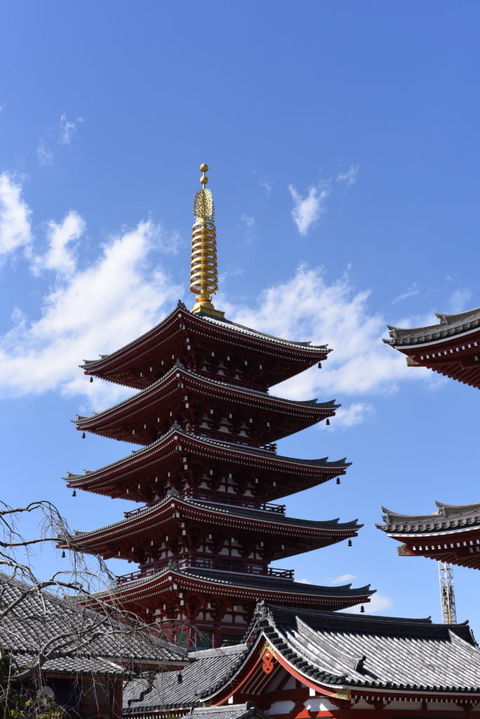 Pagoda Asakusa Tokyo