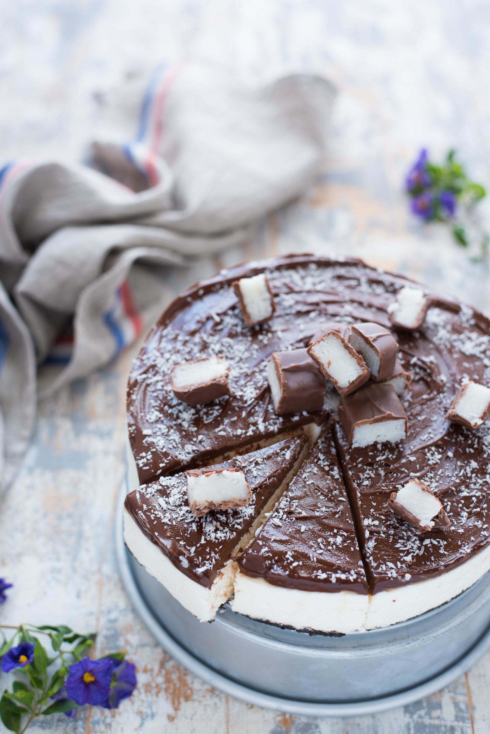 Cheesecake Al Cocco E Nutella La Cucina Di Zia Ale