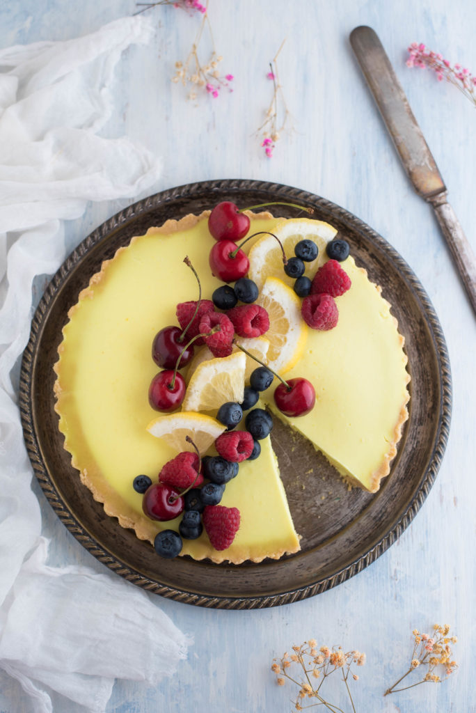 Crostata al limone senza cottura