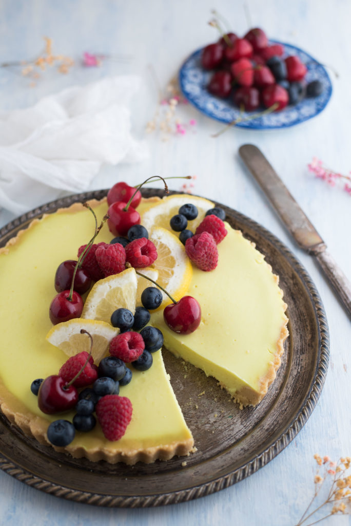 No bake lemon tart