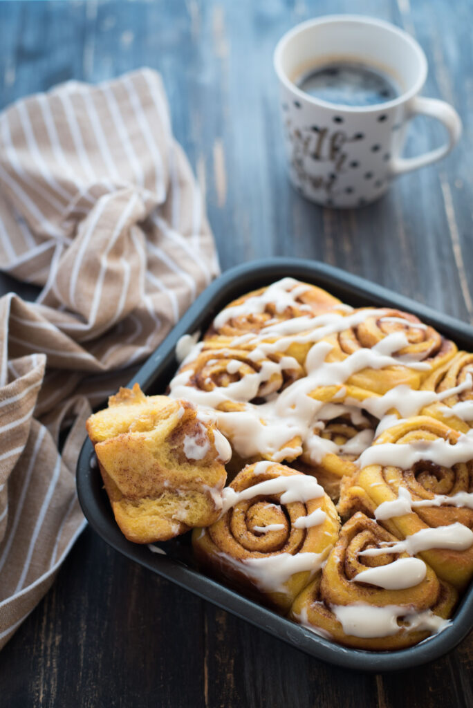 Cinnamon rolls alla zucca