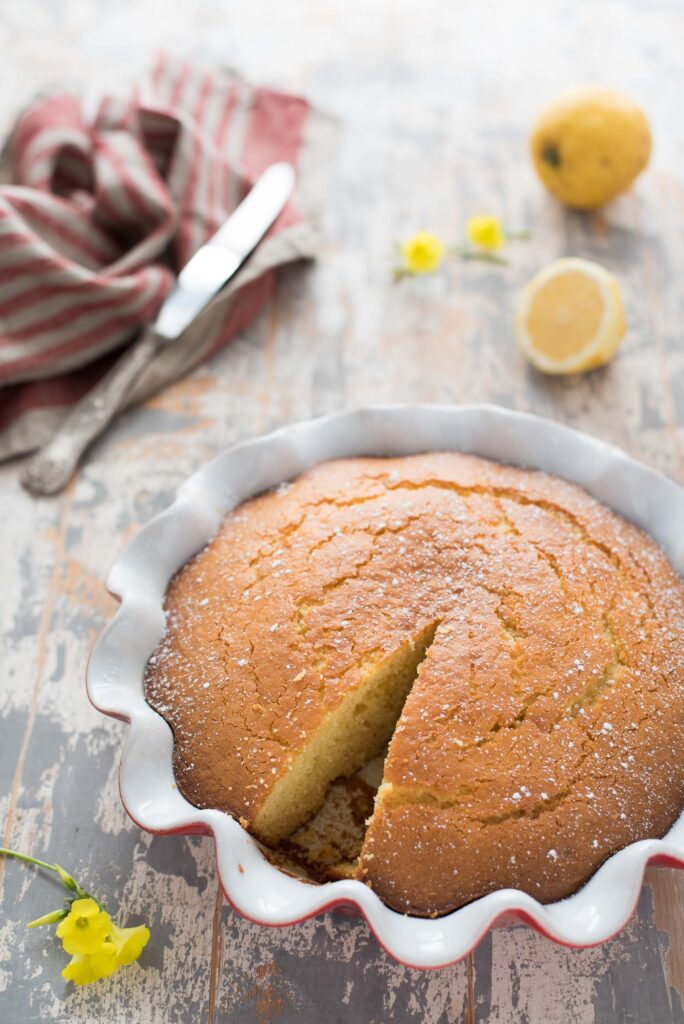 Torta alla ricotta al limone