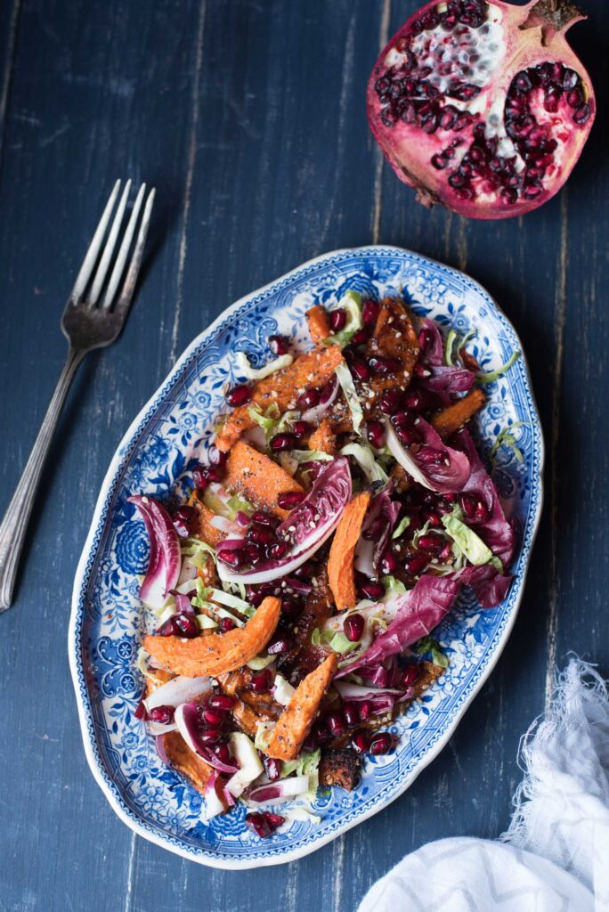 Insalata di radicchio e melograno