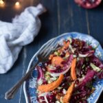 Insalata di radicchio zucca e melograno