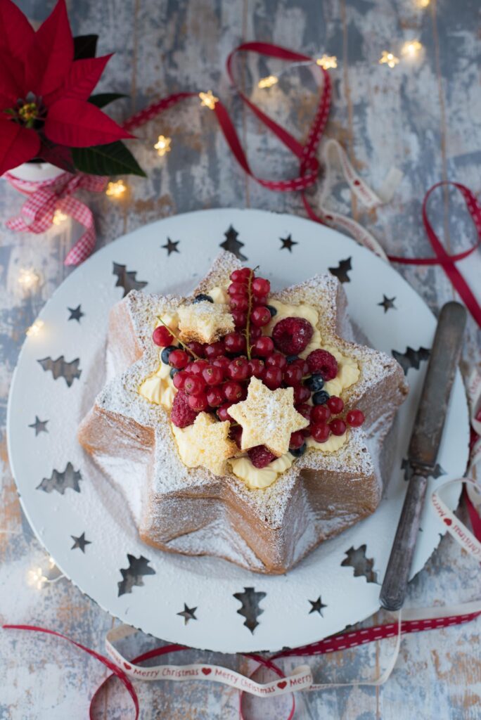 Stella di pandoro al mascarpone