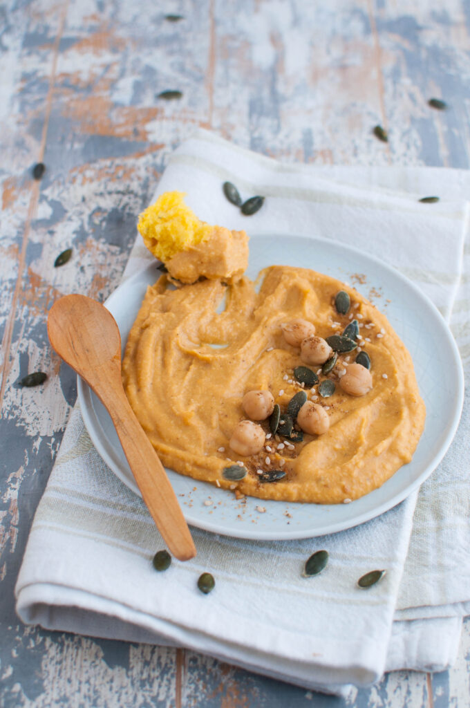 Hummus di ceci e zucca ricetta facile