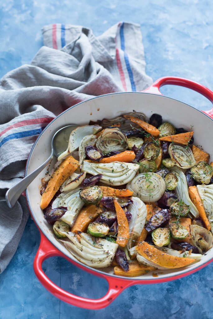 Verdure al forno con aceto