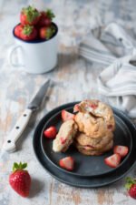 Cheesecake cookies alle fragole