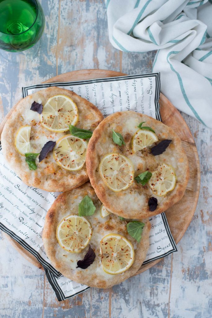 Pizzette cotte in padella