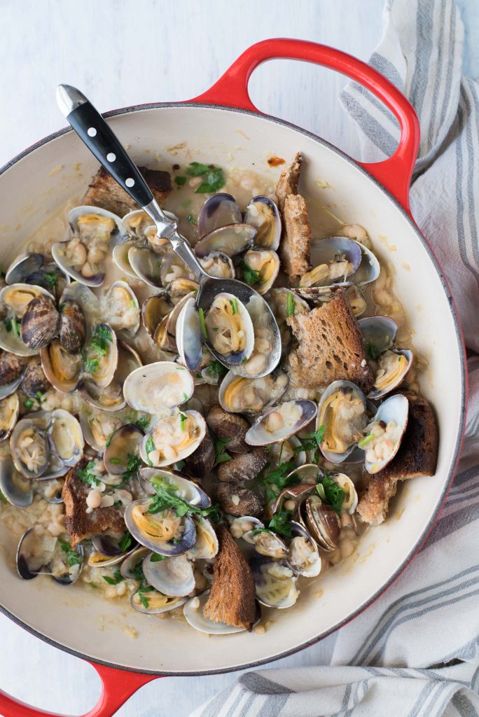 Vongole e fagioli cannellini