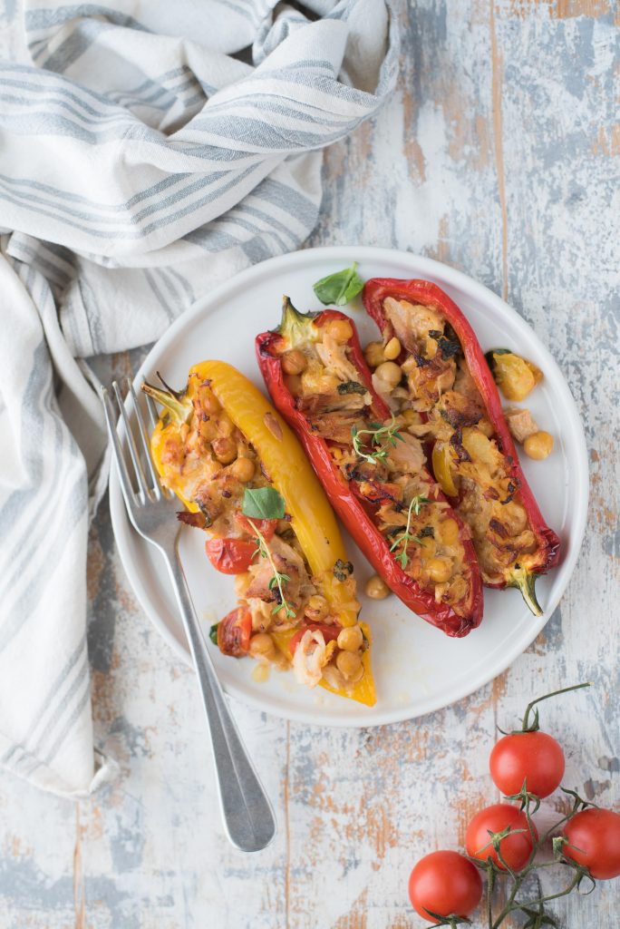 Peperoni ripieni senza carne