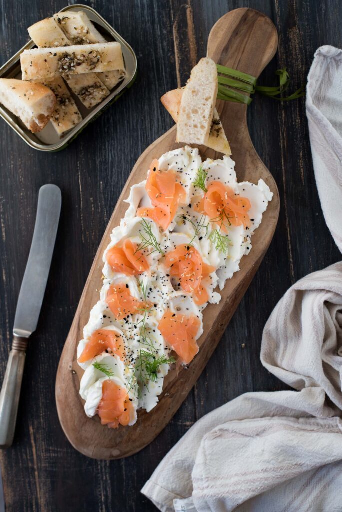 Butter board al salmone