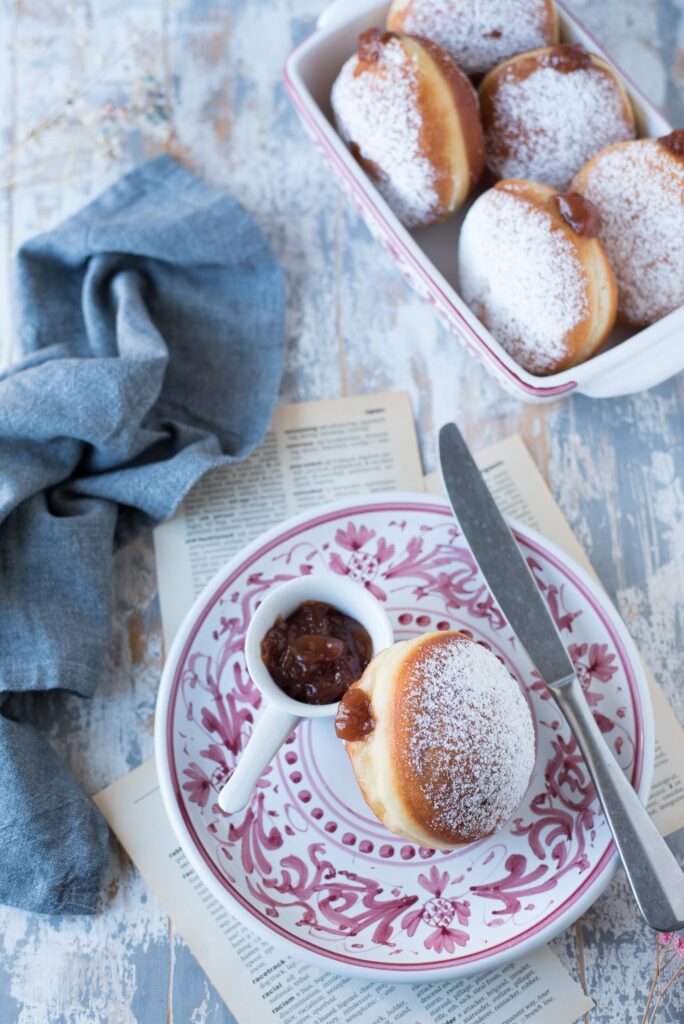 Sufganyiot frittelle ebraiche